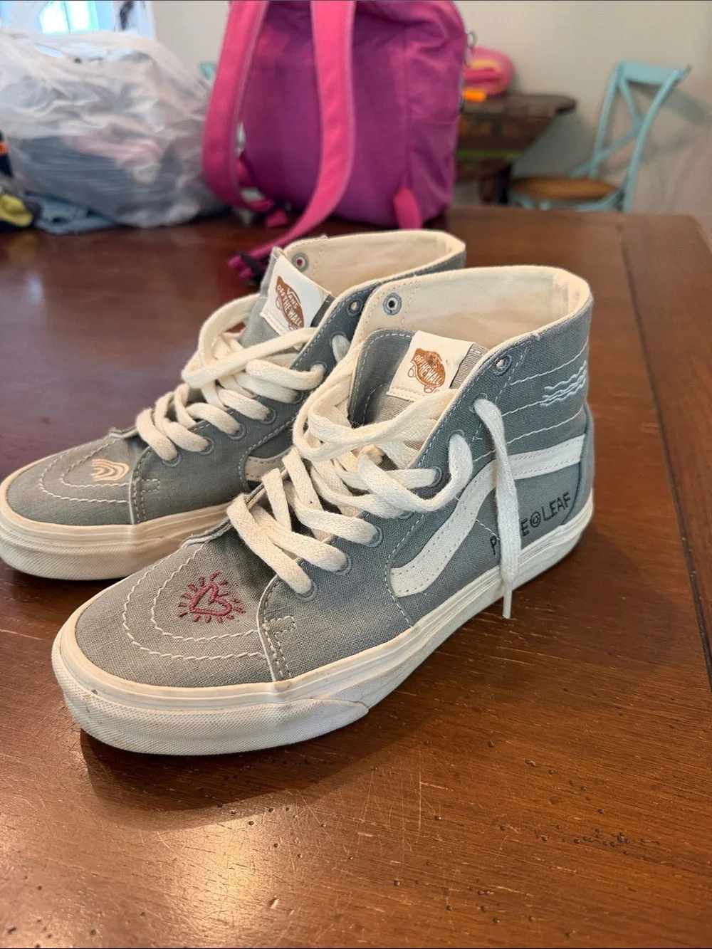 Vans light green